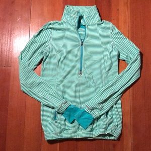 Lululemon Run Forthright Half Zip Bali Breeze